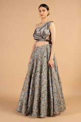 Pastel Draped Top Bottom Set433 video